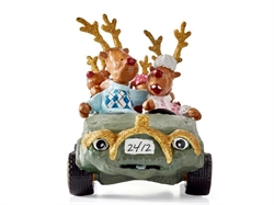 Medusa Copenhagen - Driving home for Christmas Rudolf,  18 x 11 x 15 cm (1 stk tilbage)