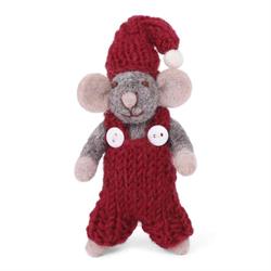Gry & Sif -Grey Mouse w/Red Pants