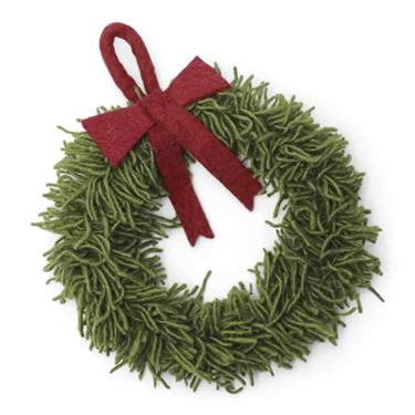 Gry & Sif -Small Wreath w/Red Bow