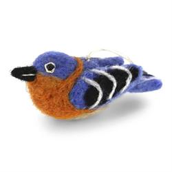 GRY & SIF - HANGING FELT BIRD EASTERN BLUE