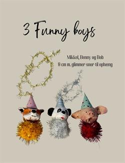 Medusa Copenhagen - 3 funny boys (9 cm) (3 stk)