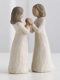 Willow Tree Sisters by Heart H: 13cm