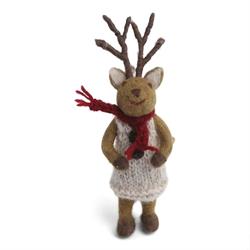 Gry & Sif -Brun Rensdyr H15cm (pige)