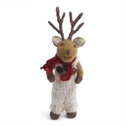Gry & Sif -Brun Rensdyr H15cm (dreng)