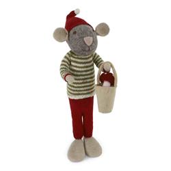 Gry & Sif - Julemus i kæmpestørrelse, 60 cm