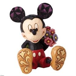 Jim Shore Mini Mickey w/Flower, H7