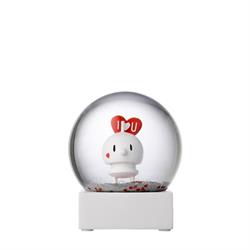 HOPTIMIST - Glitter Globe Love - White