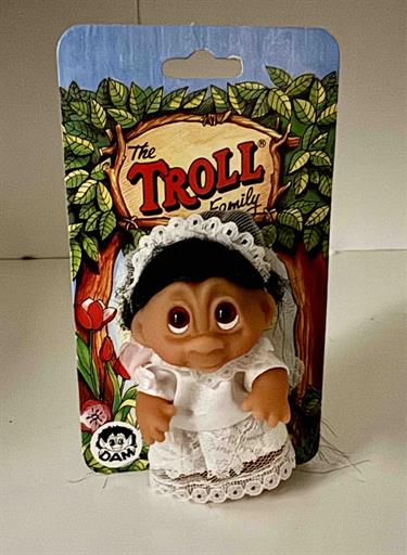 Dam trold - Brudetrold mini 9 cm (1 stk tilbage)